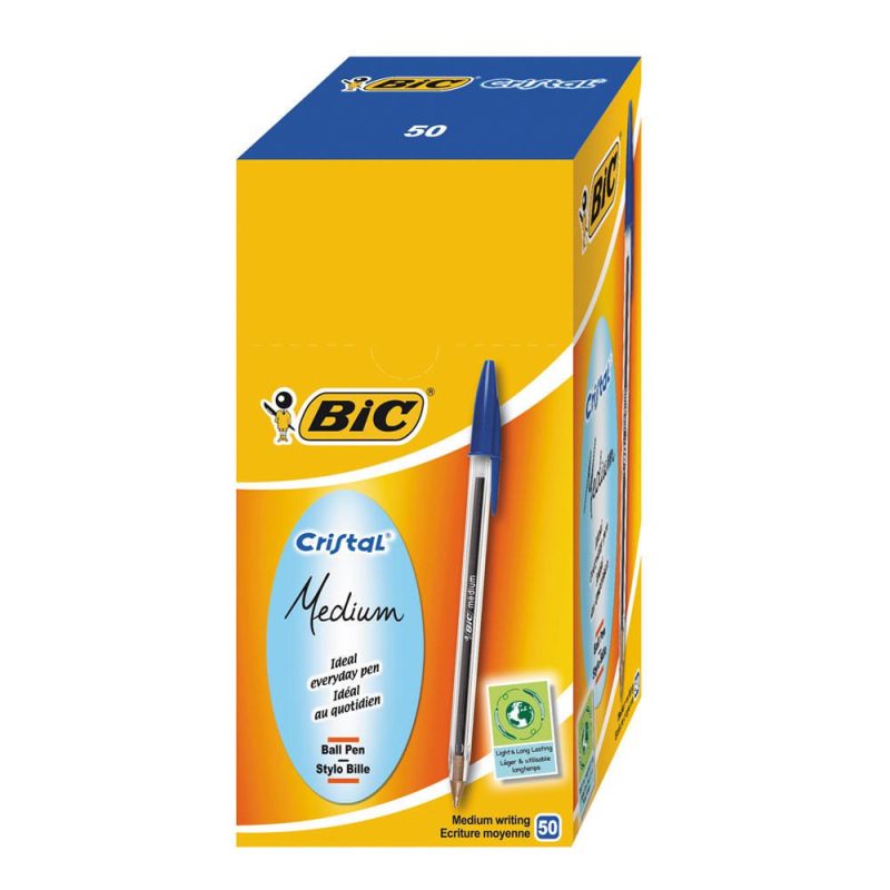 Bic Cristal balpen blauw 50 stuks