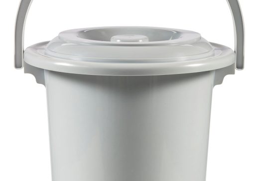 Curver toiletemmer 10L licht grijs