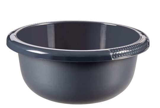 Curver afwasbak rond 24cm 2.5L antraciet