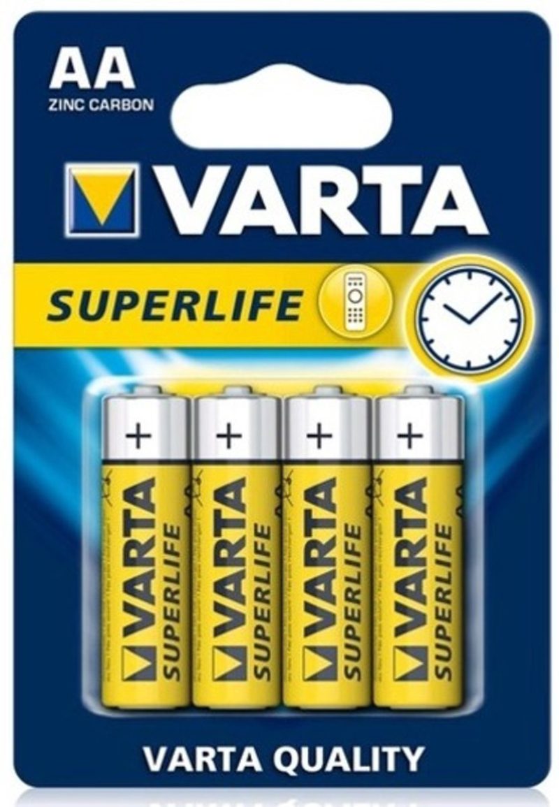 Batterij Varta Superlife AA Zinc bls4