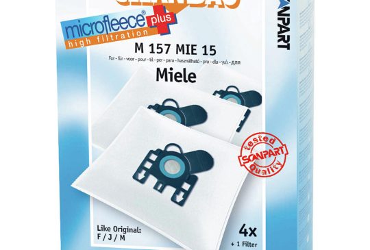 CleanBag M157MIE15 Miele F/J/M Mirco+ 4 stuks