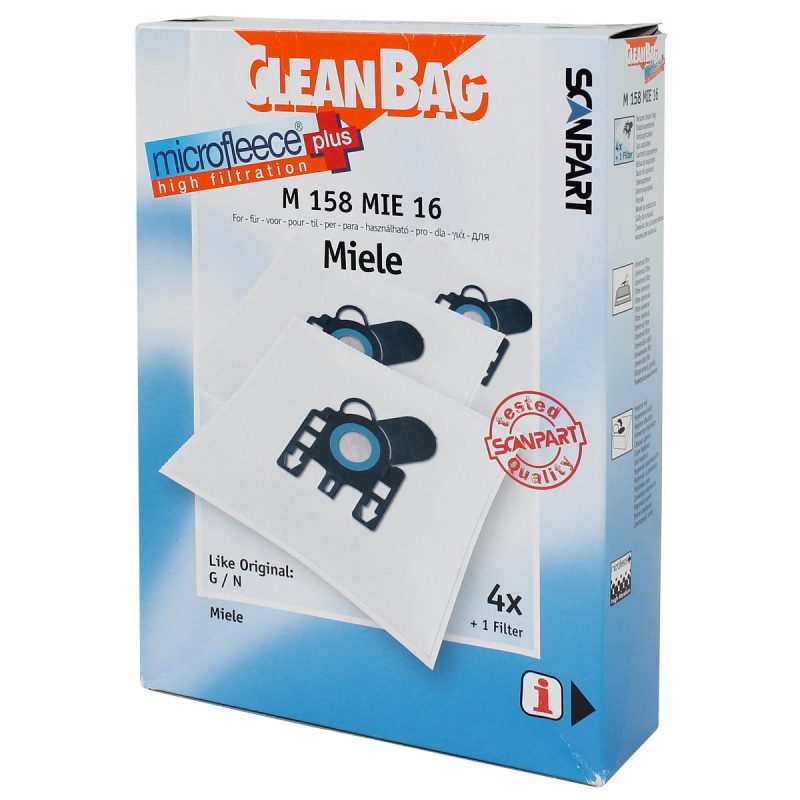 CleanBag M158MIE16 Miele G/H/N Mirco+ 4 stuks