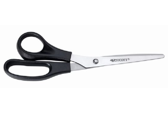 Schaar buro 21cm rvs kunststof grip, linkshandig