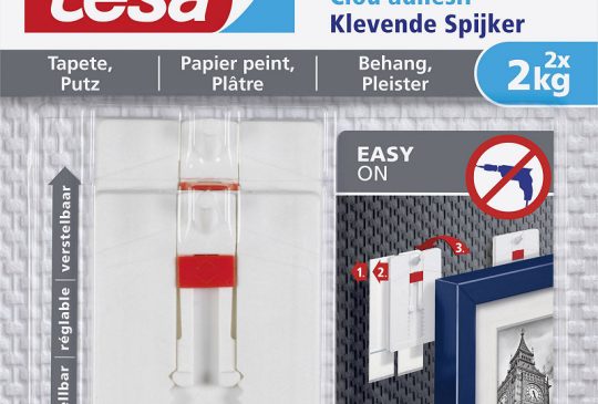 Tesa Klevende Spijker Gevoelige Oppervlakken 2KG - 2 stuks