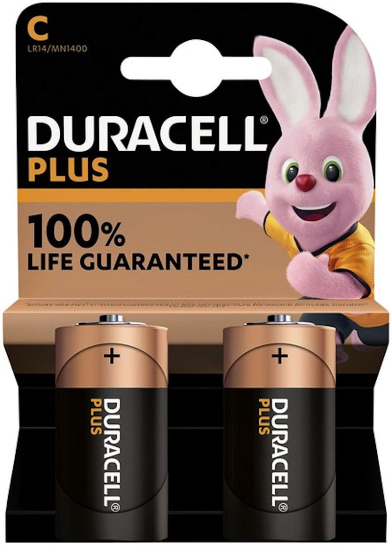 Batterij Duracell Alkaline Plus C bls2