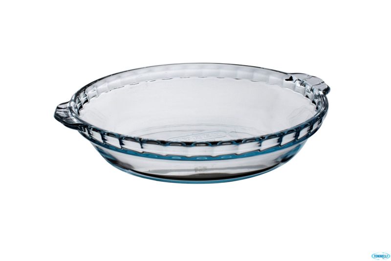 Pyrex Classic taartvorm met grepen glas 26x23cm