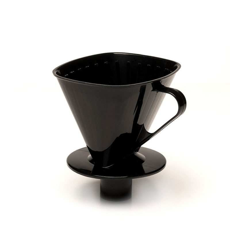 Koffiefilter met tuit zwart