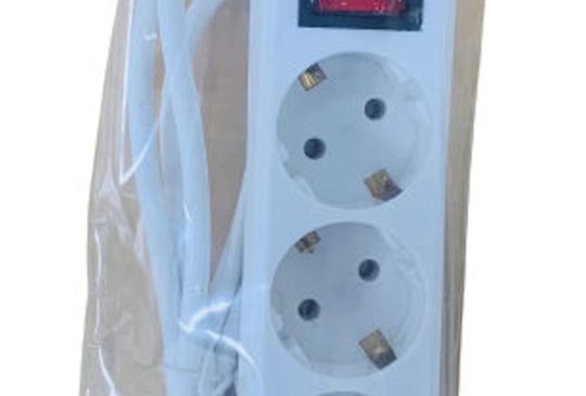 Tafelcontactdoos 5-voud RA+SCH 1,5m.