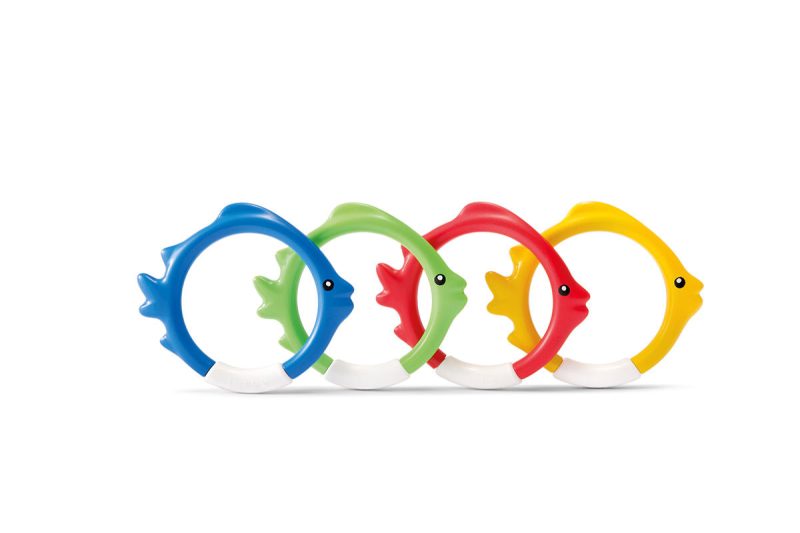 Intex Underwater Fish Rings  Ages 6+ 4 Colors