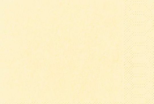 Duni servetten Cream 3-laags 33x33
