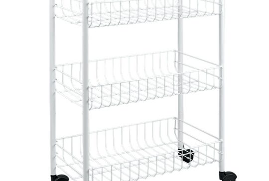 Metaltex Sienna Rolwagen 3 etages 41x23x63cm
