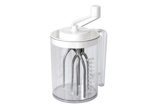 Slagroomklopper 1L wit