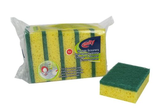 Multy hydrocel krachtige schuurspons 5 stuks