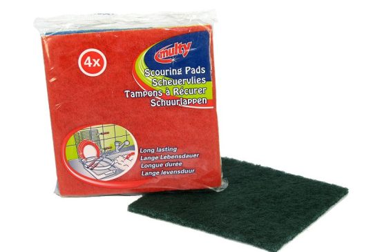 Multy schuurlappen 15x15cm 4 stuks