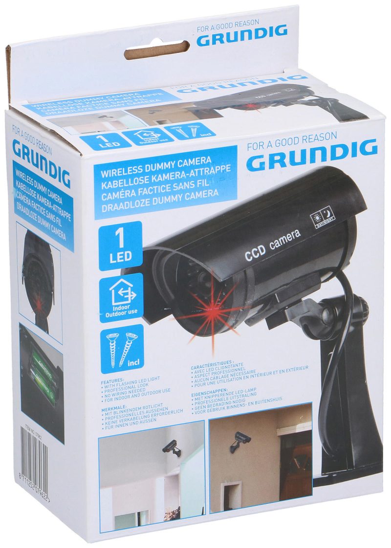 Grundig dummy draaloze camera zwart