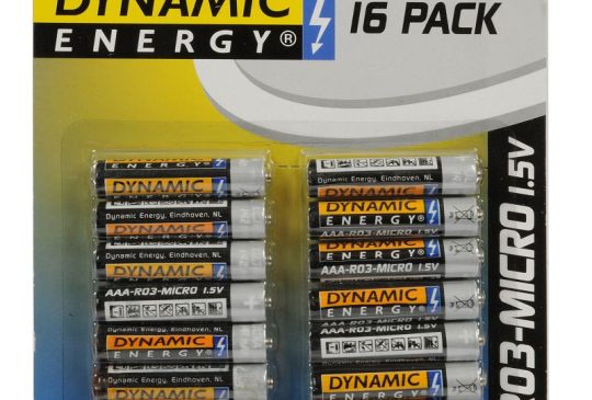 Batterij Dynamic Energy AAA 16 stuks