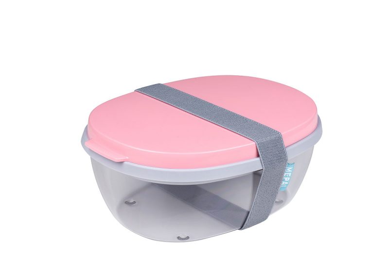 Mepal Ellipse saladbox - nordic pink