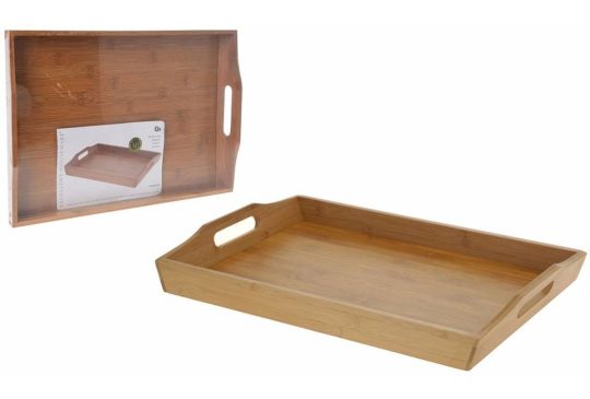 Dienblad bamboe vezel 43x29x5 cm