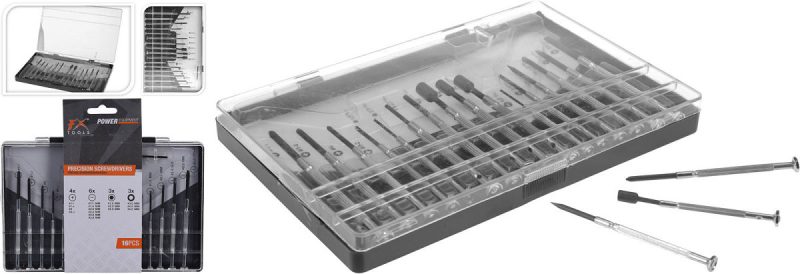 FX Tools Schroevendraaiers set 16 stuks