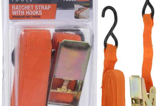 FX tools Spanband 4,5 meter met haken