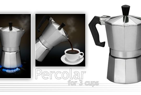 Percolator RVS 3 kopjes