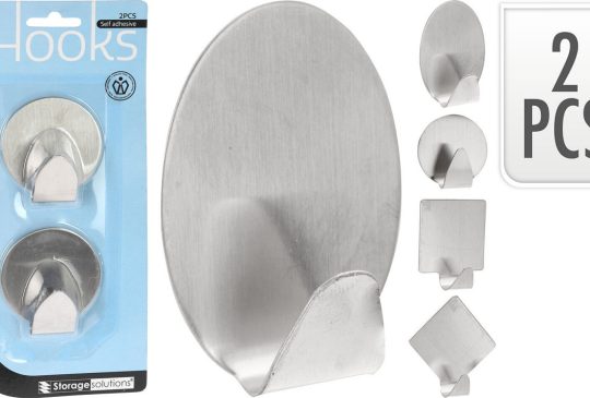 Ophanghaakjes RVS 2 stuks 4 Assortie