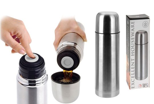 Isolatiekan bullet 0.75 ltr rvs