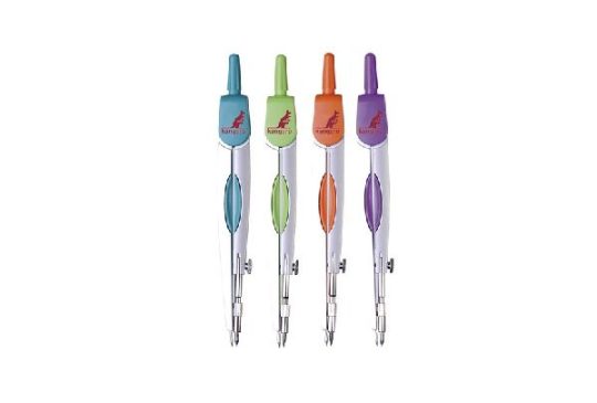 Passer kangaro basic metaal zilver metaal dop in kleur