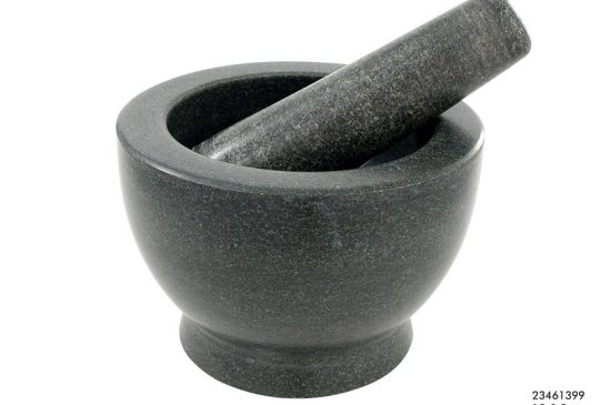 Vijzel graniet zwart 15x9.5cm