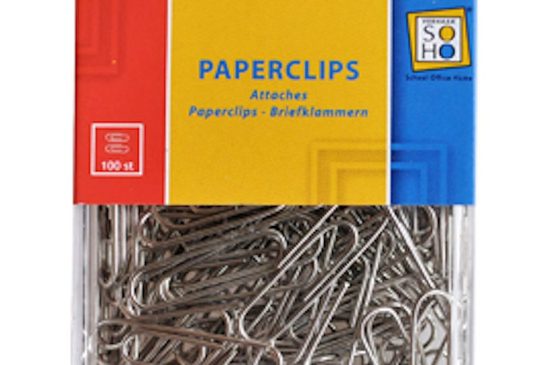 SOHO Paperclips zilver 100 stuks