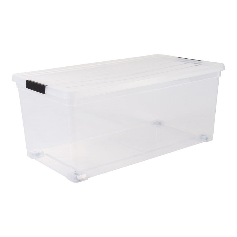 Iris Clearbox roller 70 Liter - transparant - 71,5x39x30,5cm