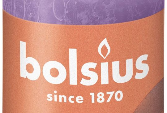 Bolsius Rustiek stompkaars 80/68 - Vibrant Violet
