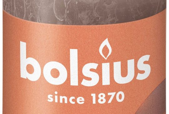 Bolsius Rustiek stompkaars 80/68 - Rustic Taupe