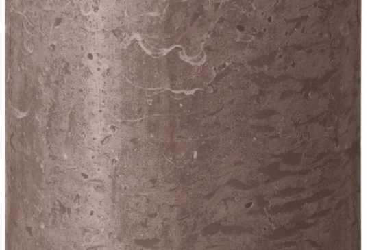 Bolsius Rustiek stompkaars 190/68 - Rustic Taupe