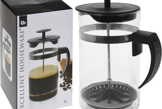 Cafetiere glas 1L