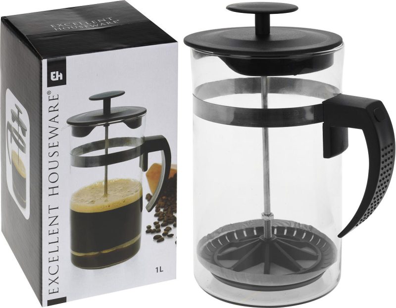 Cafetiere glas 1L