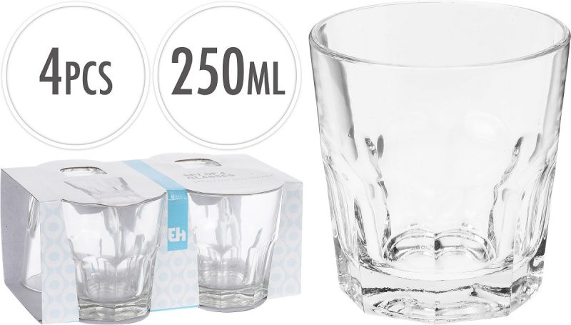 EH Drinkglas set 4 stuks 250ML