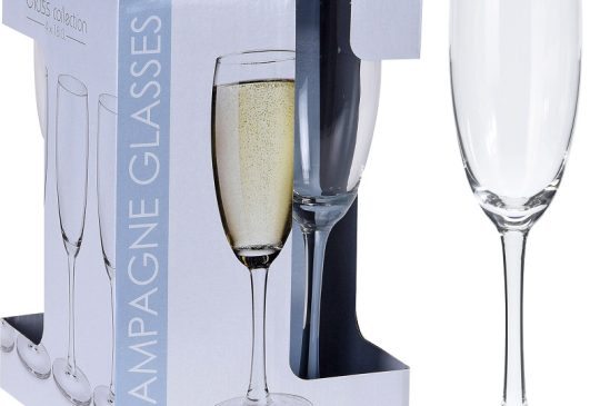 Champagneglas set 18cl 4 stuks