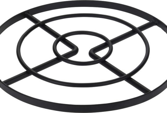 Onderzetter metaal zwart dia 23cm