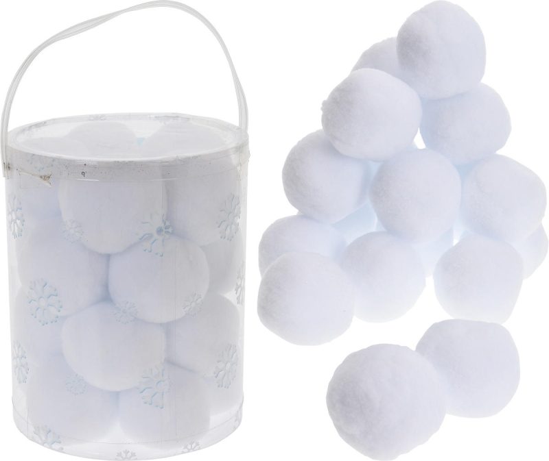 Sneeuwballen 8cm Set van 20 stuks