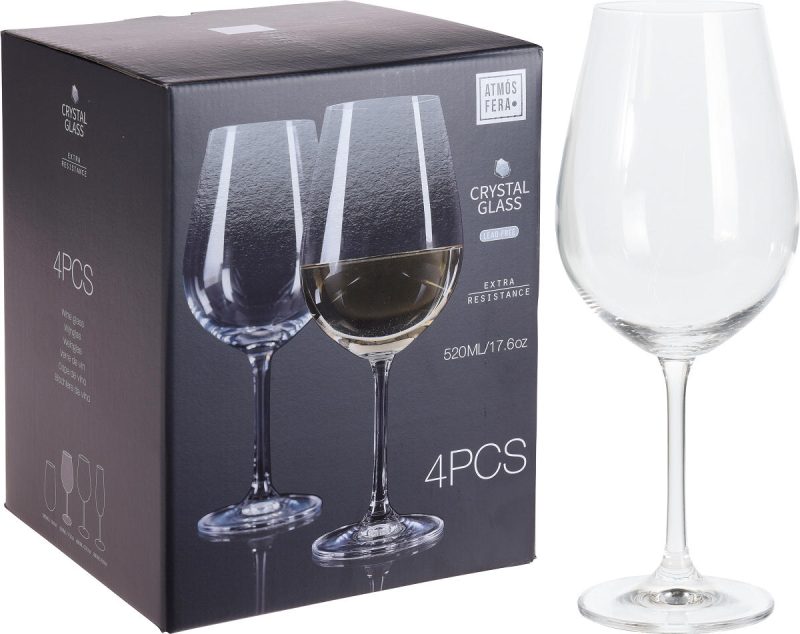 Atmos Fera Kristal wijnglas 520ml 4 stuks