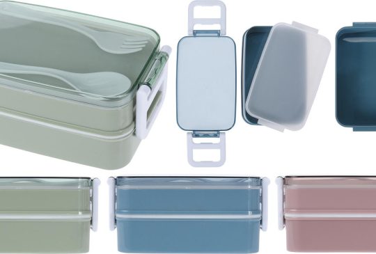 Lunchbox set incl. lepel en vork