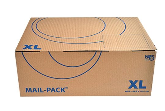Verzenddoos XL 465x345x180mm