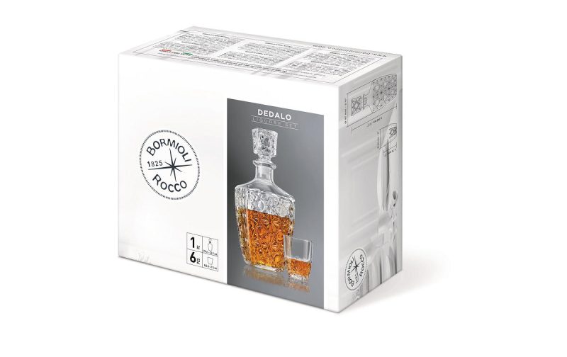 Bormioli Dedalo Whiskey Set 7-delig