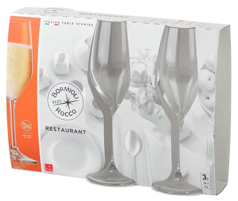 Bormioli Restaurant Champagne Flute set 3 stuks