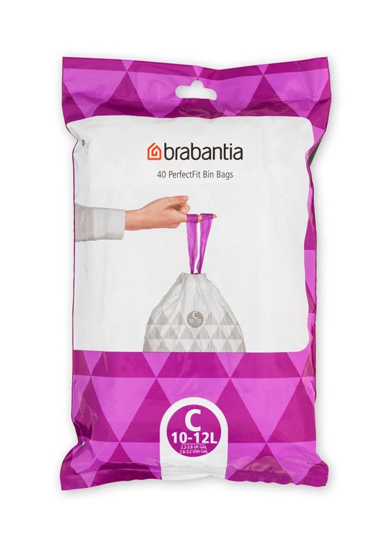 Brabantia PerfectFit Afvalzak, code C, 10-12L, 40