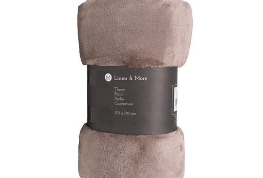 Plaid Marmaris 130x170cm - Taupe