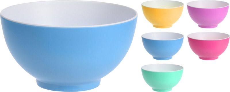 Schaal Melamine 600ml 5 Assorti Kleur