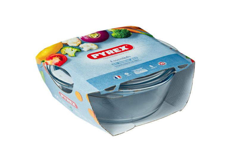 Pyrex Essentials ovenschaal met deksel 25x20x11cm 2,1L