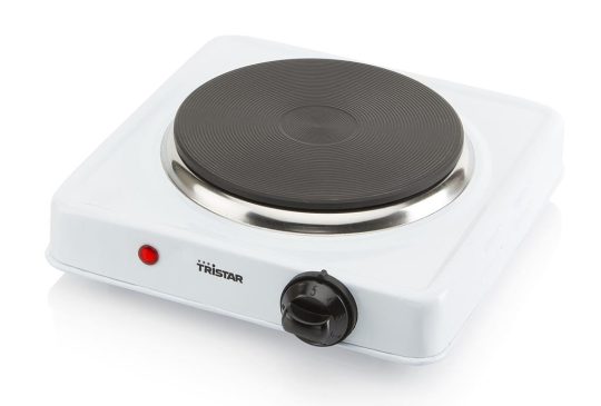 Tristar Elektrische Kookplaat - Wit - 1000W
